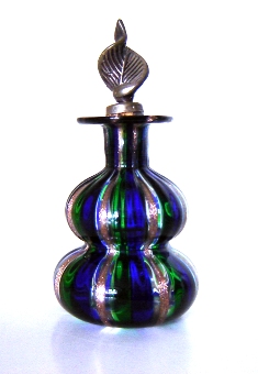 This photo of a murano glass perfume bottle was taken by Italian photographer and designer "Duchessa".